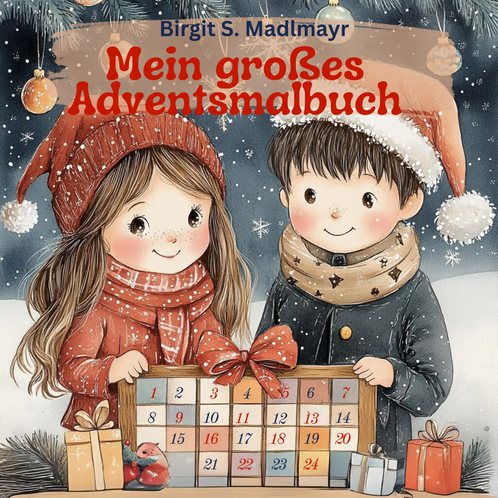 Originalcover von Mein großes Adventsmalbuch