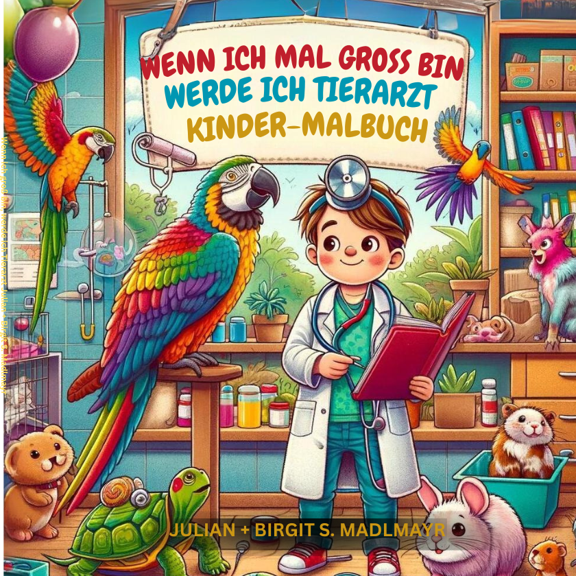 Originalcover der bestellbaren Ausgabe von Wenn ich mal groß bin, werde ich Tierarzt